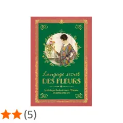 Couverture du livre "Langage secret des fleurs", explorant la signification des plantes à travers l'histoire et les mythes.