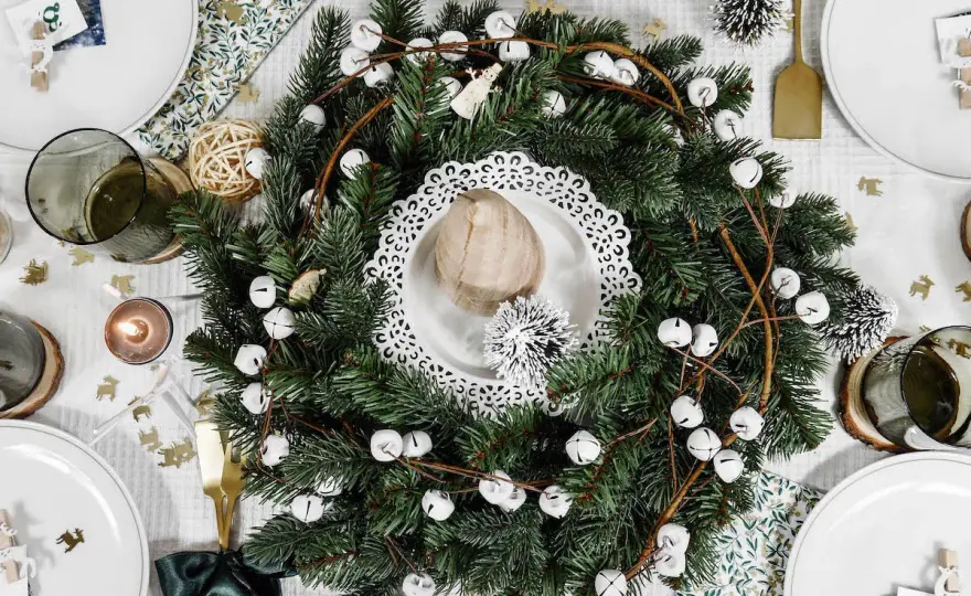 Centre de table de Noël naturel - Épatez sans surcharger
