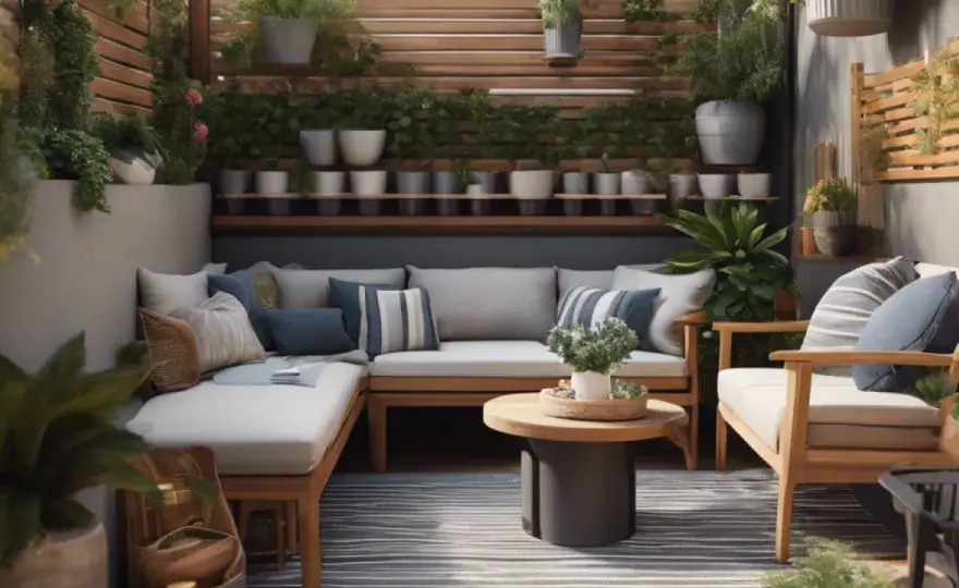 Terrasse cocooning - Créez votre havre de paix en petit espace